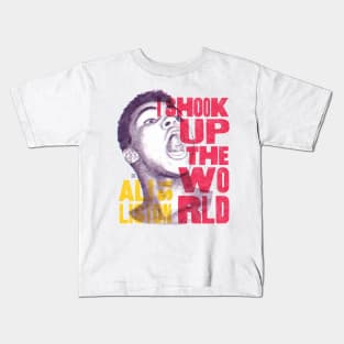 Ali Shook the World Kids T-Shirt